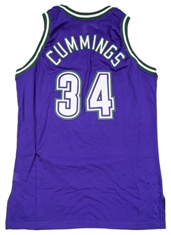 1995 Terry Cummings Milwaukee Bucks Game Used Champion NBA Jersey (Cummings LOA)